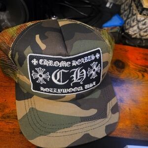Chrome Hearts Rare perfect condition camo trucker hat